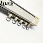 0.8mm Thickness 6m Length Aluminum Curtain Track Ceiling Mounted