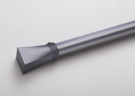 Good price Thickened aluminum alloy curtain pole octagonal Roman bar track double bar top mounting side mounting ring plug bracket online