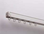 Aluminum Alloy 6m Length Ceiling Mounted Shower Curtain Rail In 4 Colors