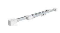 White Color Extendable 0.6m/S Smart Curtain Track 6m Curtain Rail Motorized