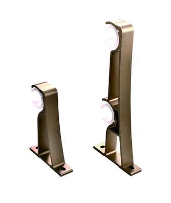Good price 25mm Diameter 0.5mm Thickness Curtain Pole Bracket Heavy Duty online