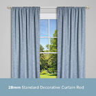 Sturdy Aluminum Curtain Rod Standard Decorative Window Curtain Pipe