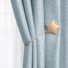 Dining Room Curtain Track Accessories Metal Star Magnet Curtain Binding Buckle