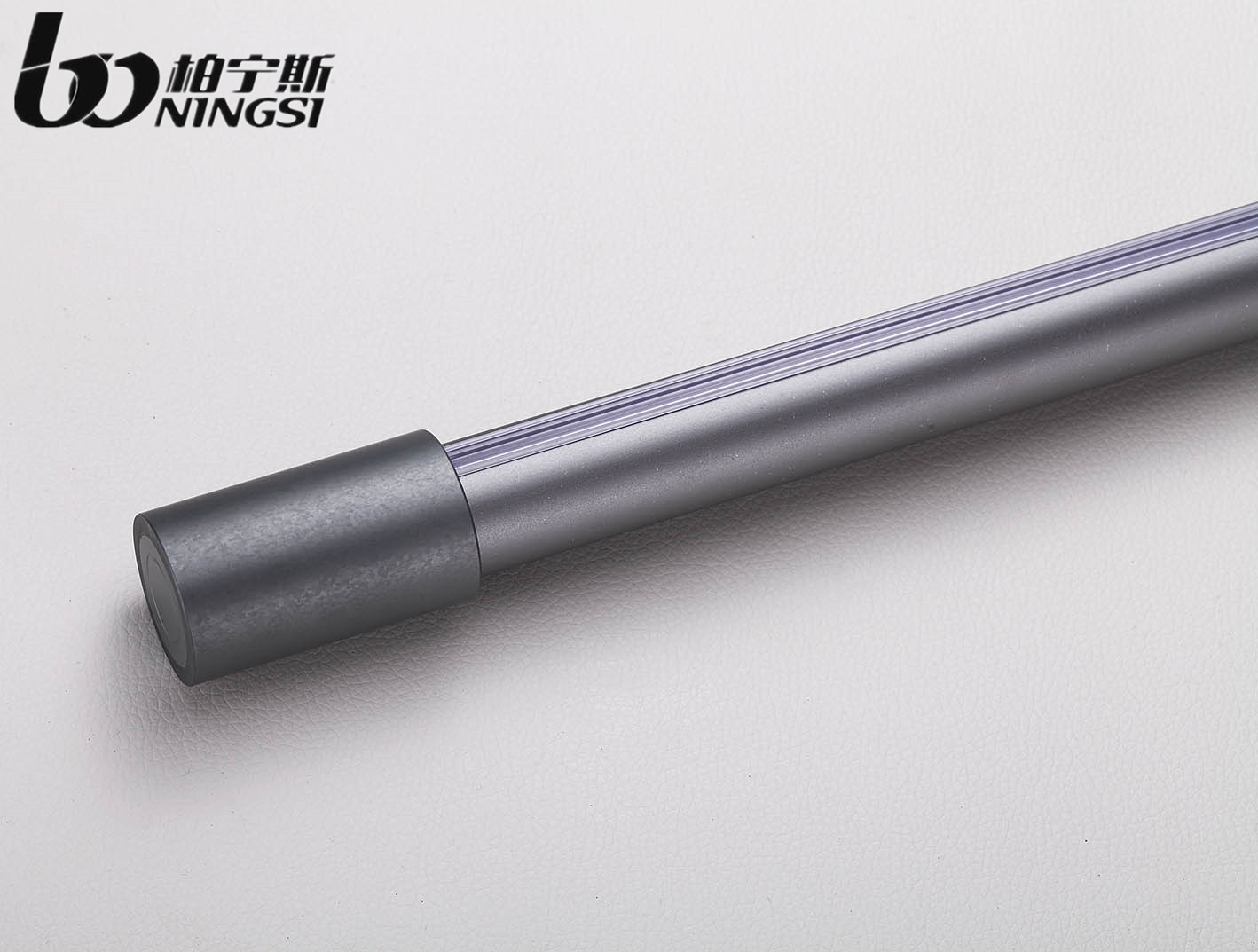Thickened curtain rod curtain track pulley curtain rod mute straight rail slide rail top mounted side single Roman rod