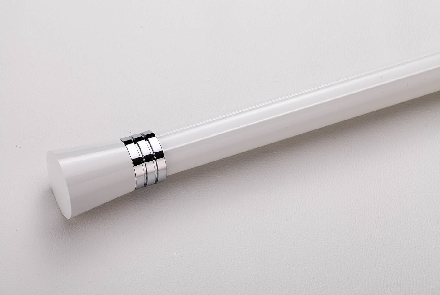 Thickness 1.5mm Aluminum Curtain Rod 30mm Curtain Pole E Plating Surface