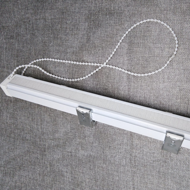 Aluminum Strong Bearing 5m Length Roman Blind Track Kit Noisy Free