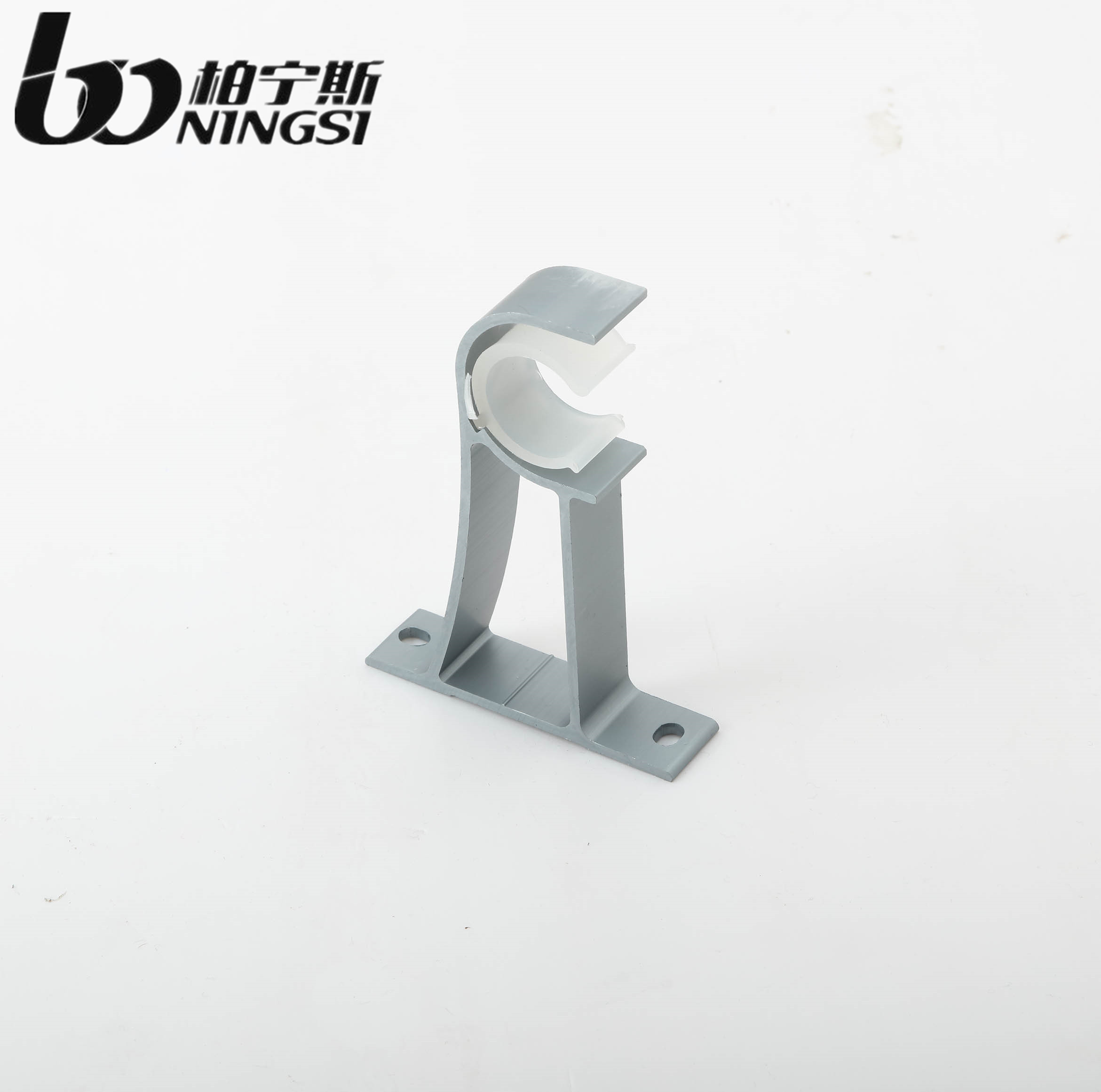 19mm Diameter 0.5mm Thick Adjustable Curtain Rod Brackets Extended
