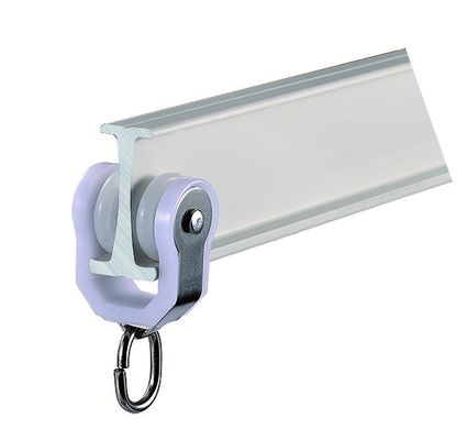 Good price 4.5m Length 2mm Thickness Bay Window Curtain Pole Bendable Durable online