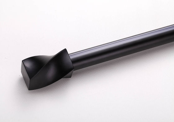 Good price 6063 Aluminum Alloy Diameter 22mm Heavy Duty Curtain Rods black color online