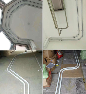Good price 22mm Diameter 1mm Thickness Remote Control Curtain Track For Home online