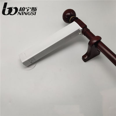 Good price Length 6.7m Thickness 1.2mm Motorized Ceiling Curtain Track Brown Color online